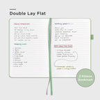 &And Per Se Lined Journal Notebook, 160 Pages, A5 5.7 x 8 inches College Ruled Thick Paper Notebook Journals for Writing, Hardcover Notebooks for Women Men Office School (1 Pack, Light Green)