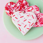 Sweets Indeed Frosting Kit plus Sprinkles Frosting Tubes nozzles 11.71 ounces Perfect for baking and cookie decoarting (Vday Decorating Kit)