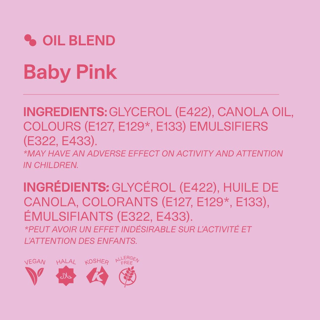 Colour Mill Oil-Based Food Coloring, 20 Milliliters Baby Pink