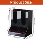 MYITYARD Coffee Station Organizer, Coffee Cup Holder for Countertop, Cup and Lid Dispenser with 4 Compartment, Coffee Bar Accessories Organizer for Home, Kitchen, Office and Breakroom