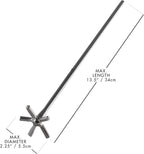 Piña Barware Swizzle Stick Stirrer - Stainless Steel with Smooth Matte Finish (One Swizzle Stick)