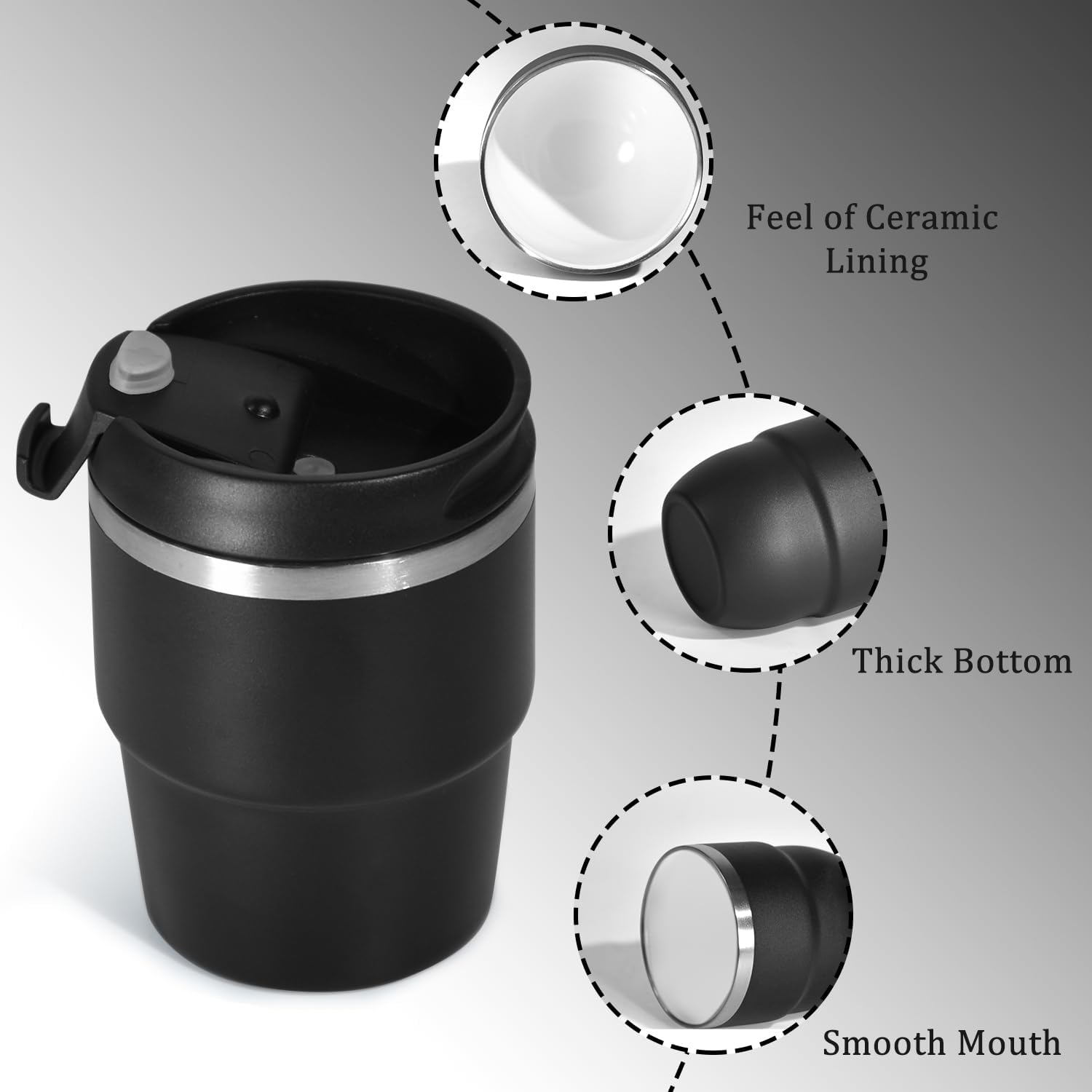 4oz Espresso Cups, Insulated Espresso Cups Set of 2, Expresso Shots Cup, Stainless Steel Shot Glasses for Coffee, Portable Espresso Travel Mug for Camping