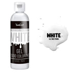 Food Coloring Gel - Vibrant Color Gel Food Coloring for Cake Decorating, Baking, Easter Egg, Icing - Tasteless Food Color Dye for Fondant, Cooking, Slime, Airbrush (White, 5.3oz)