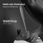 Kitchen Mama WaltzGrip Platinum Silicone Jar and Can Spatula Utensil Set: Heat Resistant, Nonstick Scraper, Scooping, Perfect for Smoothies, Jam, Cream, Butter, Dishwasher Cooking Gadget (Metal Gray)