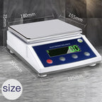 High-Precision Laboratory Digital Analytical Balance Electronic Scales Industrial Scale (10kg/0.1g (Square Pan))