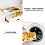 Sunflower Large Dish Drying Mats For Kitchen Counter Microfiber Kitchen Drying Mat XL Draining Pad Absorbent Quick Drying Dish Mat 18x24 Inch