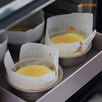 CHEFMADE Mini Cheese Cake Pan Set, 4-Inch 4Pcs Non-Stick Round Cake and Loaf Bakeware for Oven and Instant Pot Baking (Champagne Gold)