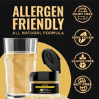 Brew Glitter Gold Edible Drink Glitter 1x 4g Jar for Cocktails, Beer, & Beverages