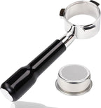 Espresso Portafilter 54mm Bottomless - Compatible with Breville Duo-temp, Infuser, Bambino, Barista Express, Barista Touch, and Barista Pro Espresso - Stainless Steel Filter Basked Included