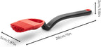 Dreamfarm Brizzle 3-In-1 Flexible Silicone Sit-Up Basting, Drizzle, Scooping Brush with In-Built Sauce Resevoir - Red