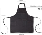 Kitchen Bib Apron for Women Men with Pockets Chef Art Aprons for Cooking Painting Pottery Ceramics