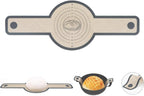 Silicone Bread Sling for Dutch Oven Liners Silicone Baking Mat Reusable Sourdough Bread Baking Supplies with Long Handle Bread Making Tools for Transfer Sourdough (1 Pc Gray Mat)