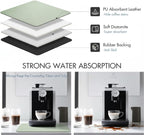 Dish Drying Mat Super Absorbent – 24" x 16" Coffee Mat for Countertops – Non-Slip Drying Mat for Kitchen Counter – Easy to Clean Water Absorbent Mat – Large Dish Drying Mats (Sage)