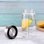 12Oz Glass Water Bottle with Lid and Sleeve,0.15in/3.8mm Thick Glass Shaker Bottles for Protein Mixes,Juicing,Smoothies, Infused Water,Beverage,Wide Mouth Small Reusable Coffee Bottle