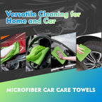 HOMEXCEL Microfiber Cleaning Cloth 20 Pack 11.5 x 11.5 Inch Microfiber Towels for Cars Ultra Absorbent Cleaning Rags Lint Free Cleaning Towels for Household Kitchen, Window Car Green