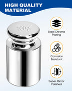 UCEC Calibration Weights for Digital Scale, 100g Gram Weights, Precision Stainless Steel Balance Scale Calibration Weight for Lab Educational Science