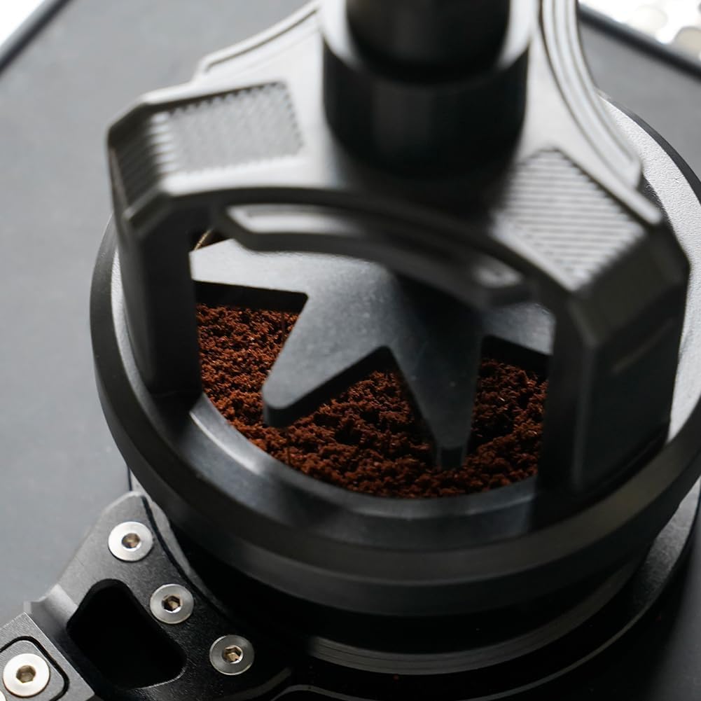 watchget 58MM WDT Tool, Espresso Stirrer Distribution Tool, Stainless Steel & Aluminum Alloy Adjustable Needle Height with Magnetic Base for Barista