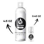 White Food Coloring Gel Herbeklab 4.5 oz Professional Grade White Food Dye Concentrated Gel Food Color for Icing Baking Cake Decorating Cookie