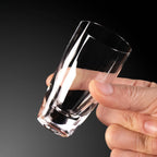 KAMMAK Shot Glasses Set of 2, 60ml/2oz Clear Espresso Shot Glass with Heavy Base for Bar Restaurants Home, Small Whiskey Shot Glass for Vodka, Whiskey, Tequila, Spirits & Liquors