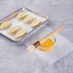 Restaurantware-Pastry Tek 1 Boar Bristles Pastry Brush, 11.8 Inches Buttering Tool â€“ Hardwood Handle, Built-In Hanging Hole, Wood Basting Applicator, Sturdy Ferrule, For Glazing And Basting