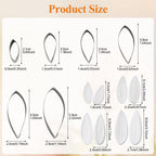 KALAIEN Dahlia Sugar Flower Veining Molds Fondant Cutters Gumpaste Cake Craft Tools(14PCS)