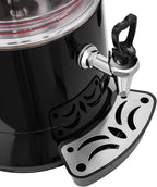 10L Commercial Hot Chocolate Machine Maker,110V Hot Chocolate Melting Machine,Temperature Adjustable Hot Beverage Warmer Dispenser for Chocolate Coffee Milktea (Black)