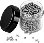 1500 PCS Metal Cleaning Beads Reusable Decanter Beads for Glass Bottles, 304 Stainless Steel Water Bottle Cleaner Balls 3mm Wine Glass Cleaning Beads for Decanters Vases Carafes, Wine Accessories