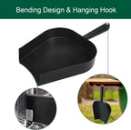 BBQ Ash Removal Tool Set for Big Green Egg Accessories, Kamado Grill Cleaning Tools Include Ash Rake and Ash Pan and Grill Grate Lifter(at+AP+GG)