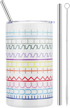 Geiserailie Hidden Message Tumbler Coffee Travel Insulated Mug Skinny Tumbler with Lid and Straw Gift Cup for Bestie Friend Coworker(12 oz)