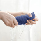 Artoid Mode 100% Cotton Navy Blue Waffle Weave Kitchen Dish Cloths, 12x12 Inch Ultra Soft Absorbent Quick Drying Kitchen Dish Towels Set of 6