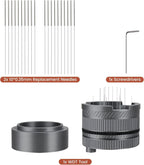 WDT Tool for Espresso - Professional 58mm Portafilter Coffee Distributor with 15 Adjustable Needles | Spirographic Spin Design for Even Extraction, Reduced Channeling & Barista-Perfect Shots