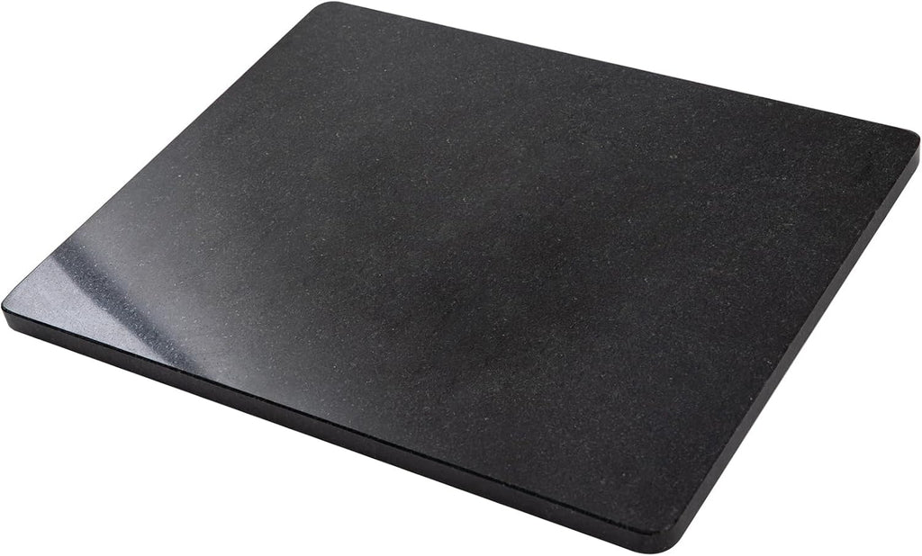Black Granite Cutting Board, 16x20 Inch Large Marble Pastry Board, Stone Cutting Boards For Kitchen, Pack Of 1 Piece