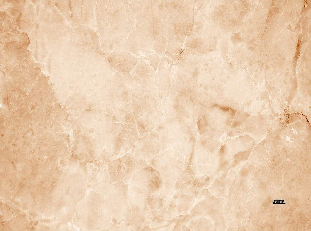 Rogue River Tactical Tan Brown Textured Marble Art Kitchen Glass Cutting Board Modern Decorative Gift Abstract Wavy Contrast Design