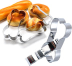 Puppy Dog Paw Bone Silicone Chocolate Moulds，Silicone Dog Treat Mold - 5 Pack