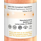 Bakell - Creamsicle Orange Tinker Dust (4g, 1x Mini Spray Pump) Edible Glitter for Food, Desserts, and Beverages!