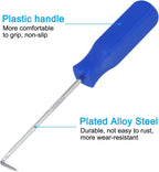 PATIKIL O-Ring 90 Degree Picks 142mm, 2 Pcs Oil Seal Gasket Precision Screwdriver Puller Remover Removal Tool, Blue