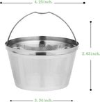 Basket Style permanent Coffee Filter fits for mr coffee Cuisinart Coffee Makers and Brewers Reusable stainless steel Basket style Coffee Filter