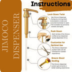 Jimoco® Syrup Pump Dispenser + Torani® Pumpkin pie Syrup, 25.4 oz - Coffee Syrup Pump & Flavoring Bundle