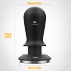 Espresso Tamper 53mm Calibrated Spring Loaded Coffee Tamper with Constant Pressure, Triple Spring Impact Sound Feedback for Barista Home Use (white, 53mm)