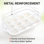 Silicone Muffin Pans for Baking, Metal Reinforced Frame Jumbo 6 Cups & Regular 12 Cups Cupcake Pan Nonstick Muffin Pan for Homemade Baking Easy to Handle