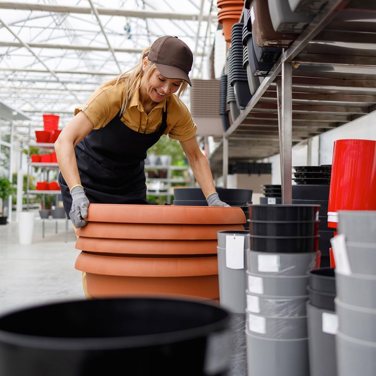 Safety Work Gloves for Men and Women PU Coated, 60 Pairs Seamless Knit Glove with Thin Polyurethane Coated Smooth Grip on Palm&Fingers, Ideal for General Light Duty Work, KG11P