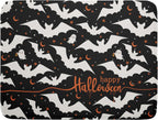 Halloween Drying Mats for Kitchen Counter 18”x24” Happy Halloween Spooky Bat Dishes Pad Microfiber Absorbent Fast Dry Dish Draining Mats Halloween Kitchen Decor Table Protector for Bar Countertop