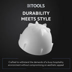 White Coffee Cupping Bowls 200ml - Stackable Heat-Preserving Cups - Premium Material Ideal for Coffee Tasting, High-Density Polyethylene for Zero Taste Interference - Set of 24