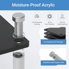 2-Tier Acrylic Display Riser Stand - Clear Organizer for Perfume, Cupcakes, Figures, Desserts, and Party Decoration