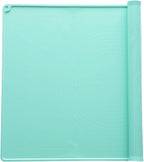 uxcell Silicone Pastry Mat, 27.5" x 19.7" Silicone Baking Mat with Measurements, Non-Stick Dough Rolling Mat for Making Pastry Cookies Bread Pizza Green