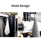 watchget Barista Micro Cloth 10 Pack, Microfiber Barista Cleaning Towels Microfiber Waffle Weave Kitchen Dish Cloth Coffee Bar Towel Coffee Machine Cleaning Cloth, Dark Grey(12"x12")