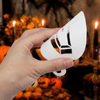 40 Pieces Halloween Cake Cookie Stencils 3.5in Reusable Pumpkin Templates Mold Tools for Cookies DIY Holiday Baking Painting Dessert Craft Coffee Decoration