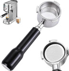 51mm Bottomless Portafilter Compatible for CASABREWS Espresso Machine CM5418, 3700 Series, Mr. Coffee Espresso and Cappuccino Machine, with Stainless Steel Double Shot Capacity Cup Filter Basket