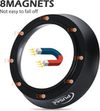 54mm Espresso Dosing Funnel & 53.5mm Puck Screen,PUSEE Coffee Dosing Ring Aluminum Metal,Reusable 1.7mm Thickness 150μm Espresso Puck Screen 316 Stainless Steel Fits 54mm Portafilter