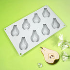 mostsom Pear Shape Silicone Mold 3D Cake Moulds Mousse For Ice Creams Chocolate Pastry Bakeware Dessert Art Pan Cake Mold (H_ Pear)
